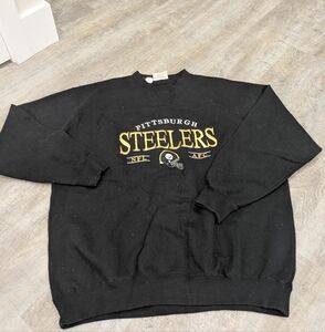 NFL Pittsburgh Steelers Lee Sport Crewneck Sweater Size XL